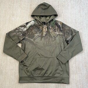RealTree Camouflage Camo Pullover Hoodie Sweatshirt L